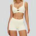 Stela Flow Set — Twist Bra + Shorts