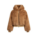 Faux Fur Zip Up Jacket