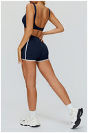 Stela Flow Set — Twist Bra + Shorts