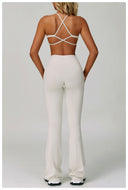 Astra Stride Set — Bra + Flare Leggings