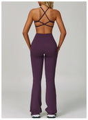 Astra Stride Set — Bra + Flare Leggings