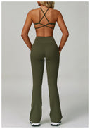 Astra Stride Set — Bra + Flare Leggings