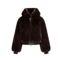Faux Fur Zip Up Jacket